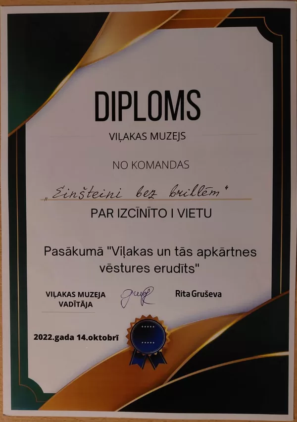 “Viļakas un tās apkārtnes vēstures erudīts” 14.10.2022.